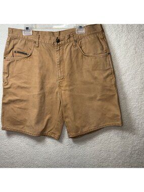 Big‎ Smith Mens Tan Carpenter Shorts 36 Regular 100% Cotton Durable Workwear